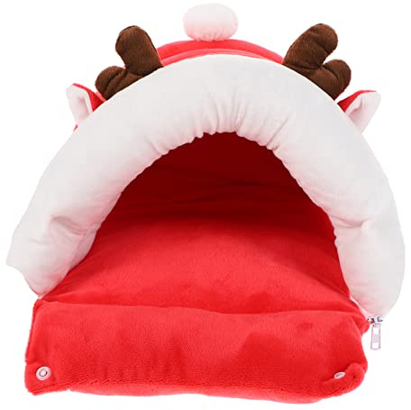 MERRYHAPY Hamsterhaus Aus Baumwollmaterial Für Hamsternest Haustierruhebett Kompaktes Design Für Tiere Zum Schlafen Und Ausruhen