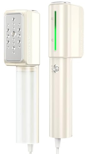 Jack＆Rose Clothes Steamer,Dual Voltage 110-240V Travel Steamer for Clothes,Portable 2 In 1 Garment Steamer Clothing for Travel and Home,15s Fast Heat-up，Safe for All Fabrics