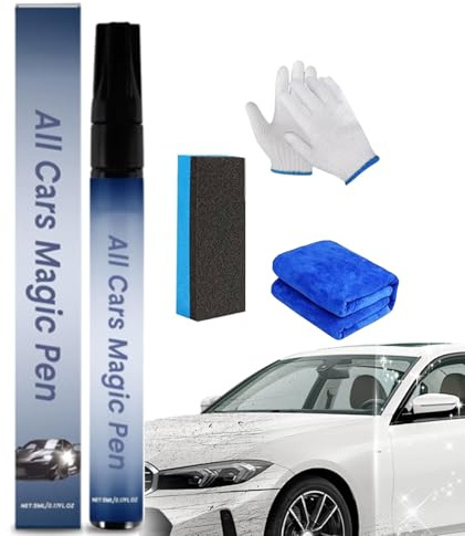 Stylopro Anti Rayure Voiture Polymere, Stylopro - Stylo Anti-Rayures Recyclable, Stylo Pro Efface Rayures, Réparation Instantanée De Rayures Et Peinture, Compatible Toutes Couleurs De Voiture (1)