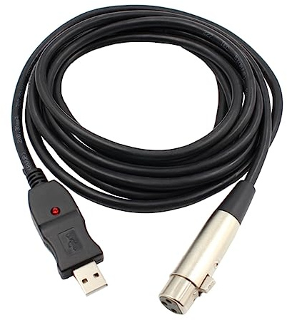 YARNOW Usb Mikrofonkabel 3m Usb Xlr Konverterkabel Audioanschluss Für Gesangsaufnahmen Ampc