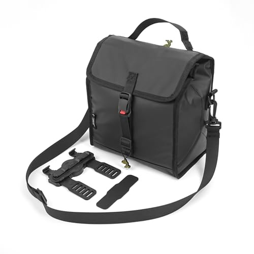 YYunying Bike Handlebar Bag Insulated Thermal 4-7L Capacity | Lunch Storage Bag, Detachable Shoulder Strap, Quick Release Magnetic Mount System, For Folding Bicycle Motorcycle Wheelchair