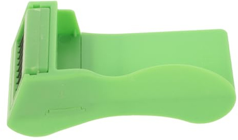 DECOMELODY Cortador de Frijoles Largos Multifuncional Verde, Herramienta para Cortar Verduras Compacta, Cuchilla Afilada de Plástico, Utensilio de Cocina para Uso Doméstico Diario