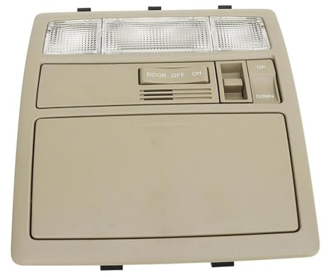 QMTVFSRH Lampe Lecture Dôme Voiture Pour Camry 2007 2008 2009 2010 2011 63650 33270 E0 Plafonnier Intérieur Lunettes Soleil Ensemble Lampe Carte Console Lecture Au Pavillon