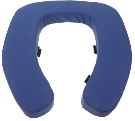 Cuscino Copriwater Rialzato 2 Pollici Pvc Spugna per Wc | Imbottitura Spessa, Vestibilità, Fissaggio Sicuro con Chiusura a Strappo, per Toilette e Commode