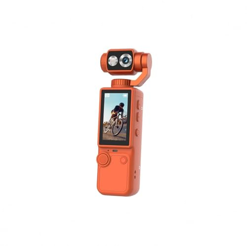 4K Pocket Gimbal Camera, 3-Axis Stabilized Handheld Vlogging Camera With Touch Screen, Portable Face Tracking Camcorder For YouTube, TikTok, Travel And Content Creation