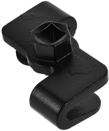 Kisangel Rallonge de clé plate 1/2 Pouce Adaptateur de clé Chromium Noir, compatibilité polyvalente pour mécaniciens