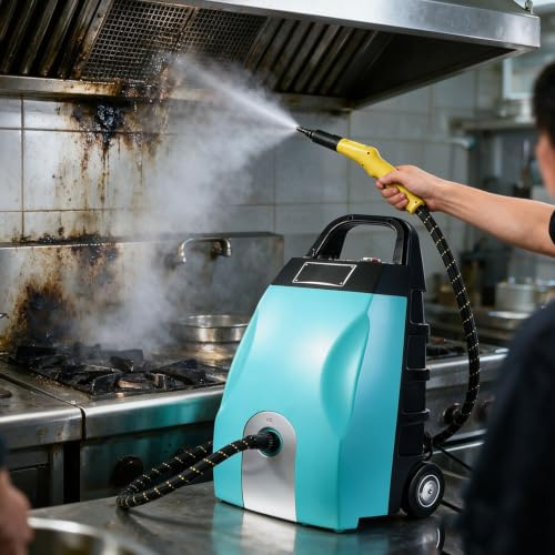 Pulitore Vapore Portatile, Vapore Continuo Auto Ed Elettrodomestici Blue