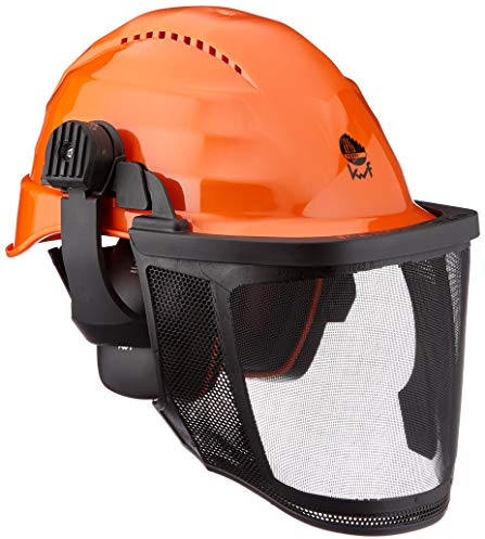 Ratioparts Rockman Forestry Helmet 2704 FWD, KWF Professional, Stainless Steel Mesh EN166, EN352