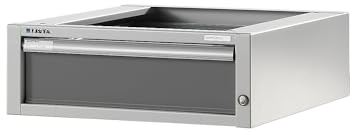Lista | Werkbank-Baukastensystem | Unterbauschrank | Höhe 204 mm | 1 Schublade | Graumetallic