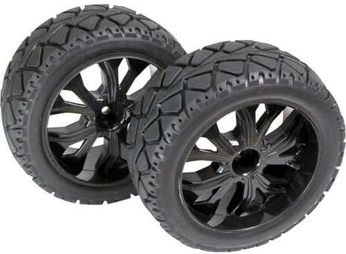 Absima 1:10 Buggy Kompletträder Tarmac forward 5-Speichen Schwarz 1 Paar