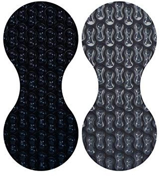 INTERNATIONAL COVER POOL Cubierta Piscina Verano GeoBubble 500 micras Energy Guard para Piscinas de 3x5 Metros (con Refuerzo en los Dos Laterales Estrechos).