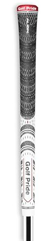 Golf Pride MCXM Impugnatura per Mazza da Golf, Unisex, per Adulti, Taglia Unica, Colore: Nero/Bianco