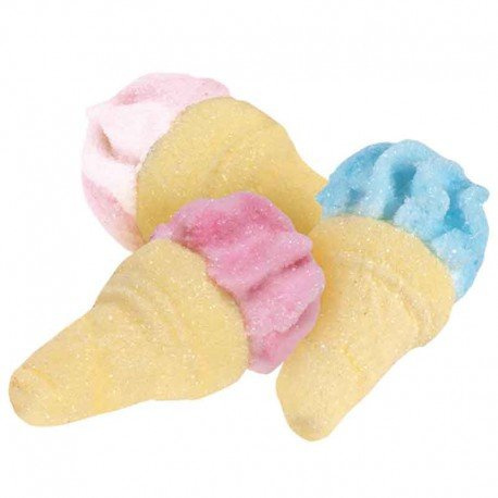 Sindy Bomboniere Marshmallow Caramelle Palle da Golf in Vari Colori e Forme a seconda della Scelta selezionata (Gelati Rosa-Fucsia-celesti)