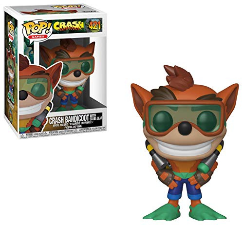 Funko 33916 POP Vinyl: Games Bandicoot: Scuba Crash, multicolore