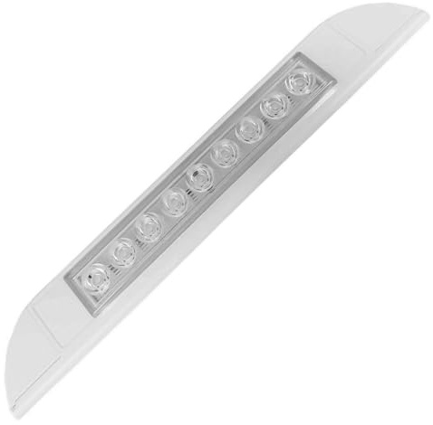 MARVIX Luz LED para Toldo 12V 24V Impermeable con Interruptor Táctil Lámpara de Tira Blanca Larga (Conmutada) Furgoneta Camper Caravana Autocaravana