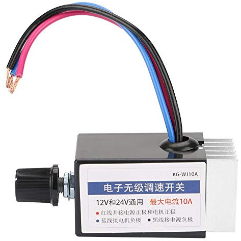 Interruttore universale CC 12V / 24V per regolatore di velocità del motore per auto