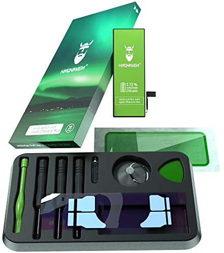 Hagnaven® Li-Polymer Akku für Apple iPhone 8 Plus | LEISTUNGSSTARKER Ersatzakku mit Werkzeug und Klebestreifen | 2791 mAh | HÖHERE KAPAZITÄT | hochwertige QUALITÄTSZELLEN | Beste AKKULAUFZEIT