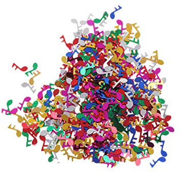 Toyvian Musiknoten Konfetti Noten Als Deko Für Tischdeko Party Konfetti Für Musikparty Geburtstag Hochzeit Babyparty -Dekoration Für Wurfzubehör Und Streudeko