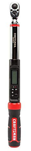 CRAFTSMAN Llave dinamométrica digital, SAE, 3/8 pulgadas, 20-100 FT-LB, (CMMT99435)