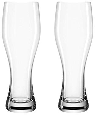 Leonardo 049447 Weizenbierglas/Bierglas - Glas - 2 er Set - 0,33l