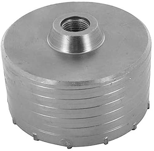XYXXBB Foret de carottage TCT Robuste de 125 mm de diamètre -, Connexion d'arbre de ½ pour perceuses électriques et SDS - Pierre de béton de maçonnerie, constructeurs, Blocs de Brique - Boucles