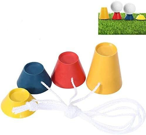 Golf Tees Gummi Kurz Golftees Wintertees Set Wert 8 12 Stück, Bunt Winter Tee Unterschiedlicher Höhe Golfbälle Driver Range Matte Zubehör, Training Gummitees für Indoor Outdoor Übungsmatte Sport