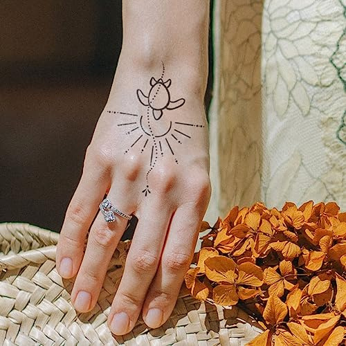 MyJagua Tattoo • Tortuga | 1-2 Wochen Tattoo | Auf Pflanzenbasis | Hautverträglich | Wasserfest | Neue Tattoo Technologie | Kein Klebe Tattoo