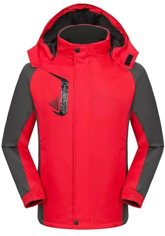 DondPO Damen-Jacken Winter, Atmungsaktiv Gefüttert Wasserdichte Ski Jacket Winterjacke Warm Frauen Winddichte Schneejacke Skijacke Multifunktionsjacke Verdickt Wandern Kurz Winterparka Snowboardjacke