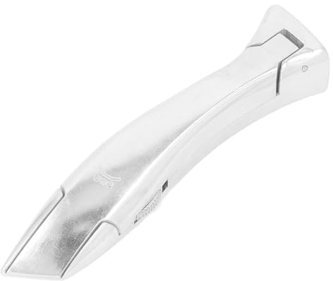 Outil de Crochet de Tapis, Couteau de Requin Robuste, Couteau de Coupe de Sol en Plastique PVC Outil de Coupe de Sol pour Lames de Crochet Concaves Utilitaires Standard