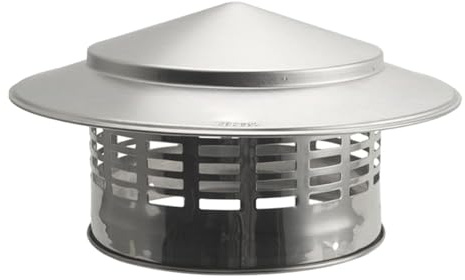 kowaku Chapeau de cheminée, installation facile, pour couvercle d'aération isolant à l'extérieur, Diamètre intérieur 160mm