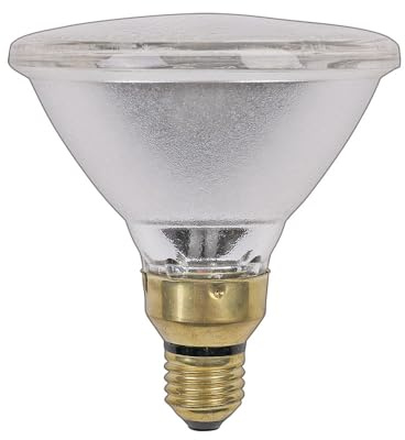 NCC-Licht Infrarot PAR38 Reflektor Wärmelampe 100W E27 klar Dimmbar 60° | IR-Lampe aus robustem Pressglas mit E27-Sockel, stufenlos dimmbar, ideal zur Wärmetherapie und Aufzucht von Tieren