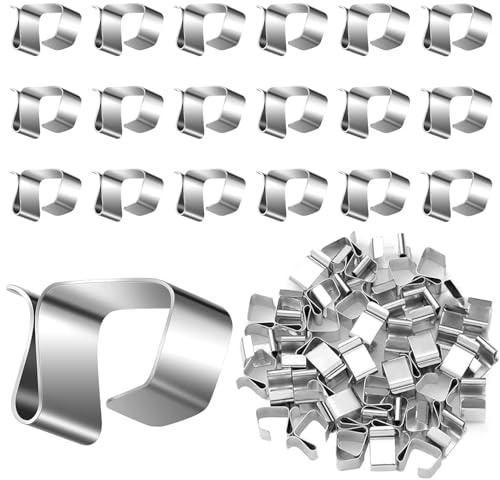 RXKFIGX 60 Pcs Gutter Hooks Gutter Hooks for Outdoor Lights Metal Metal Gutter Hooks Gutter Clips for Christmas Lights Galvanized Clips for Hanging Outdoor Lights for Festival Decoration