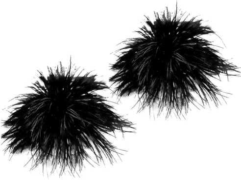 2 stycken fjäderbrosch fluffig fjäder brosch dräkter brosch hårtillbehör fascinator huvudbonad brosch brud bröllop fest jul klänning corsage pin hatt tillbehör