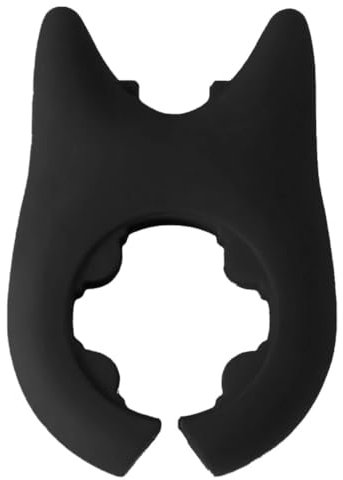Multifunctional Spatula Holder Anti Scalding and Overflow Silicone Spoon Holder Clip Creative Integrated Devil Kitchen Supplies(Coffee)