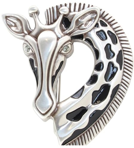 BELTINGER Gürtelschnalle Giraffe 4,0 cm | Buckle Tier-Motiv Wechselschließe Gürtelschließe 40mm Massiv | Wechselgürtel bis 4cm |