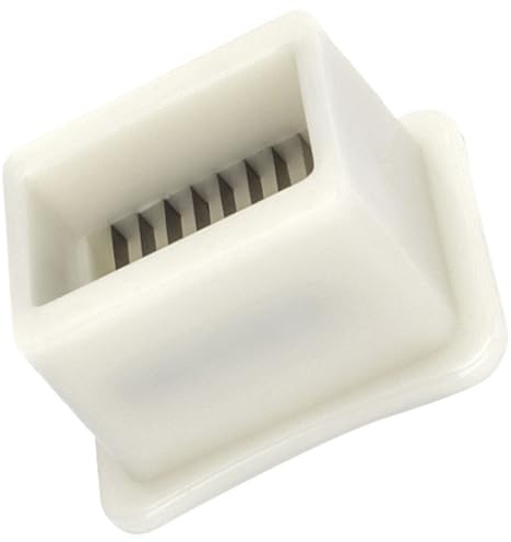 FOMIYES Cortador de Frijoles de Acero Inoxidable Multifunción, Herramienta para Cortar Verduras y Judías, Cortadora Manual para Trocear y Rebanar en Cocina Doméstica, Protector de Corte