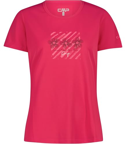 CMP T Shirt Donna in piqué con Dry Function Traspirante Taglia XS