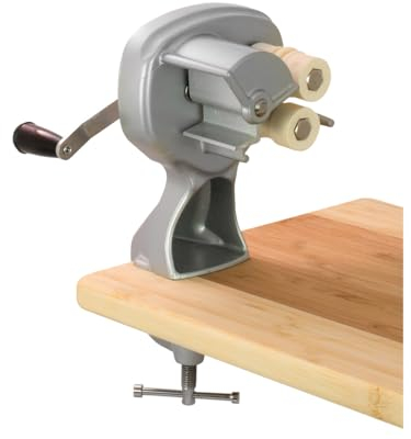 Fante's 15500 Cavatelli Maker Machine for Authentic Italian Pasta, Aluminum, Silver