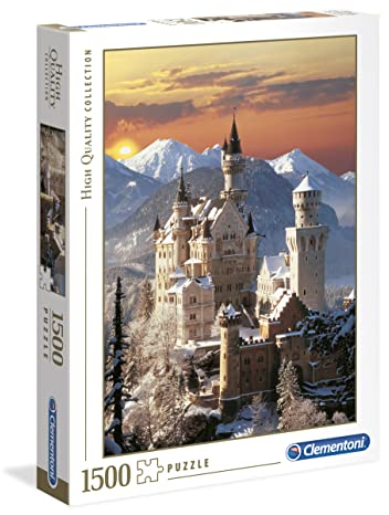 Clementoni - 31925 - Collection Puzzle for Adults and Children- Neuschwanstein - 1500 Pieces