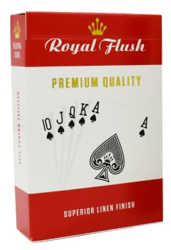 Cartamundi 106889124 Royal Flush Standard Linen Finish Playing Cards