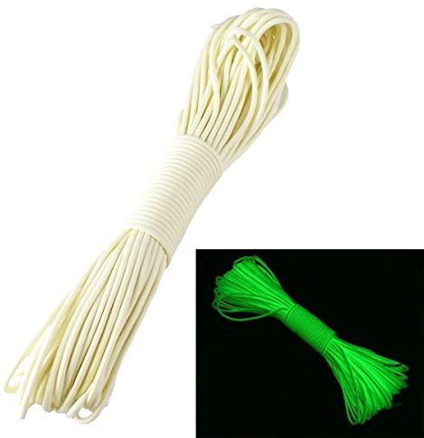 zjchao(TM 9 Strand 550 Luminous Floureszierende Paracord Fallschirmschnur