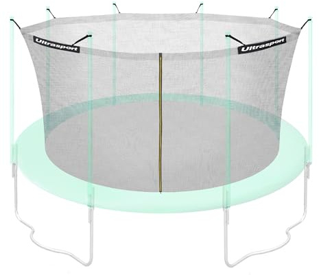 Ultrasport Sicherheitsnetz für Gartentrampolin Ultrasport Jumper Wave in Grün, 430 cm