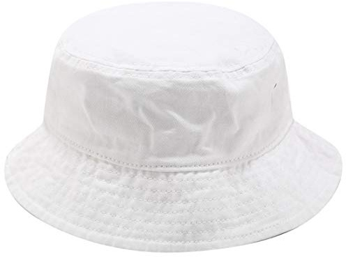 Yixda Vintage Cotton Fischerhut Sonnenhut Washed Retro Outdoor Bucket Hat
