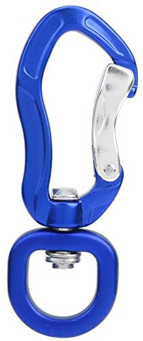 Moschettone girevole Fibbia di collegamento a sospensione universale in lega di alluminio girevole con moschettone(blu) Punching Ball