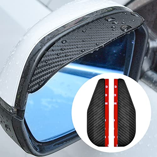 IDISON 2Pcs Car Side Mirror Rain Guard, Car Side Mirror Waterproof Visor