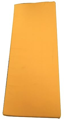 RUYICZB Stuhlauflage Stuhlkissen Sitzkissen Für Küche,Gartenstuhl Oder Esszimmerstuhl Stuhl Kissen Für Stühle in Haus Und Garten Outdoor, Indoor-Ideale Polsterung-Stuhlauflage,Gelb,150x35cm