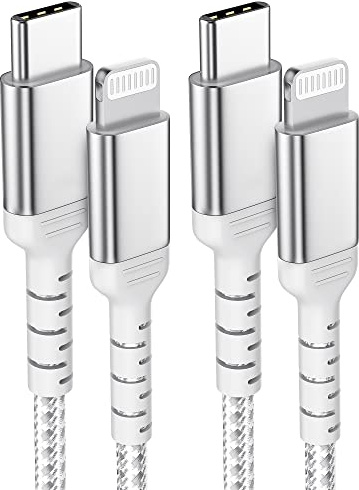 ULIFTUS 1M USB C auf Lightning Kabel, 2Pack Typ C Lightning Ladekabel | MFi Zertifiziert, PD Power Delivery Lightning Typ C Schnellladekabel für iPhone 14 13 12 11 Mini Pro Max Xs Xr X