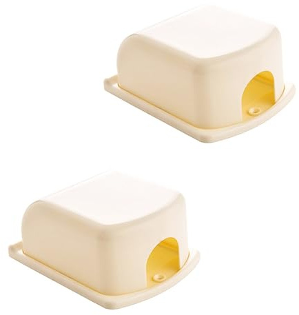 BESTonZON 4 Stück Kinderschalterschutz Abdeckung Elektrisches Licht Kabel Wand Wohnkultur Steckdosenschutz Sicherheitsschalter Schutz Kinder Licht Steckdose Stecker Abs Haushalt