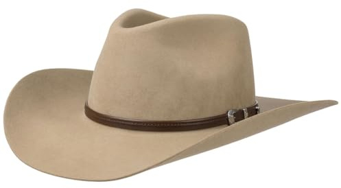 Stetson Seneca 4X Haarfilzhut Made in USA Cowboy Damen Herren beige 62 cm
