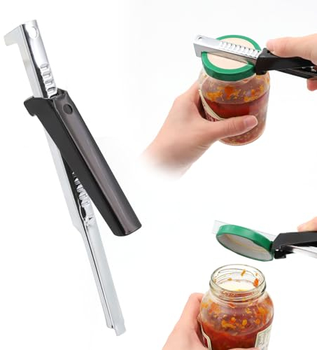 Abrelatas Manuales, Abrelatas Manual Ajustable Profesional, Abrebotellas para Artritis, Para Familias, Mujeres, NiñOs y Personas Mayores